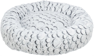 Trixie Kattenmand Mila Rond Pluche Wit / Grijs