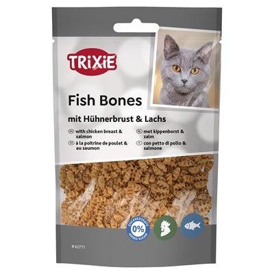 Trixie Fish Bones Met Kippenborst En Zalm